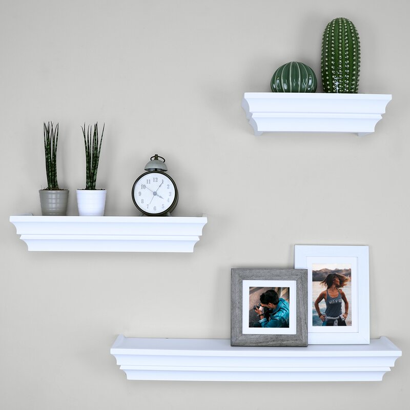 Ballucci Victorian 3 Piece Floating Shelf Set & Reviews | Wayfair